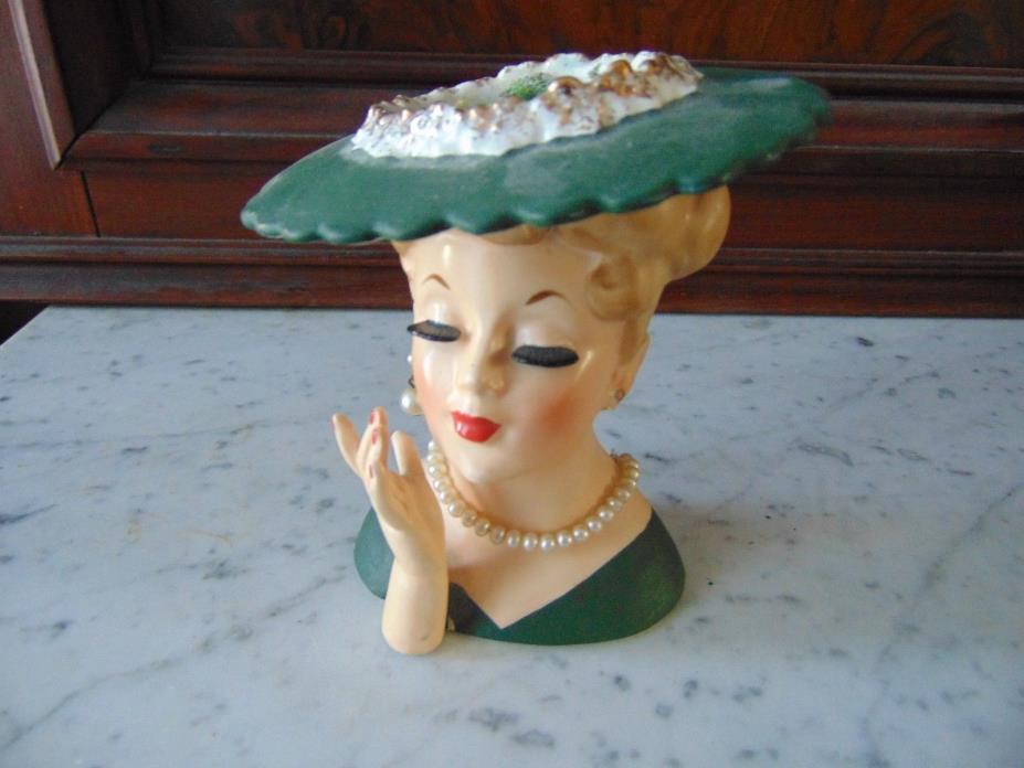 vintage/antique head vase napco   nice #  5373