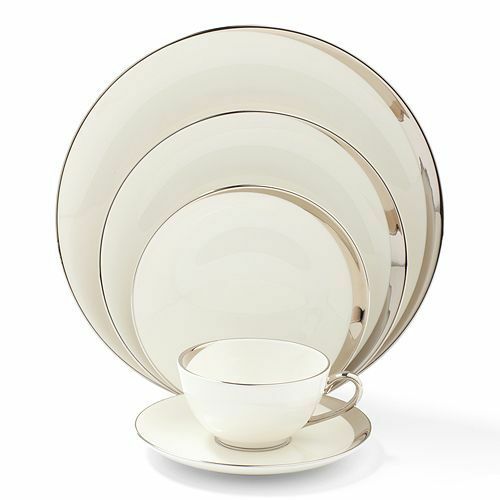AUTHENTIC Pickard China Crescent Dinnerware - Coupe Salad Plate in Ivory
