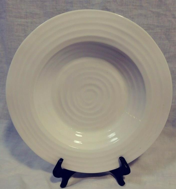 Sophie Conran- Portmetrion White Wavy Rim Soup Bowl 10