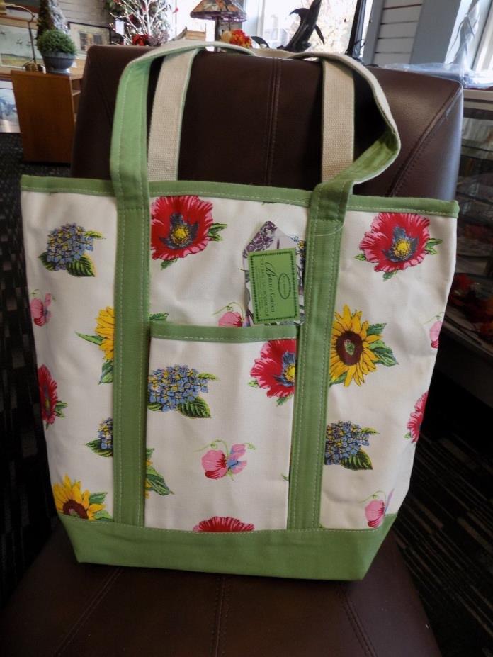 Portmeirion Botanic Garden tote bag canvas new with tags as shown great gift!