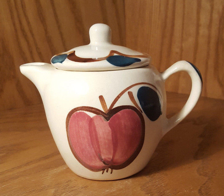 PURINTON  Pottery Apple & Pear CREAMER With LID