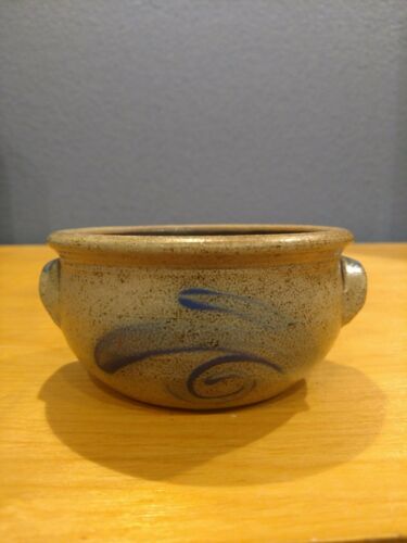 2009 Red Wing Pottery Oxidized Stoneware bowl signed Mark Connolly original