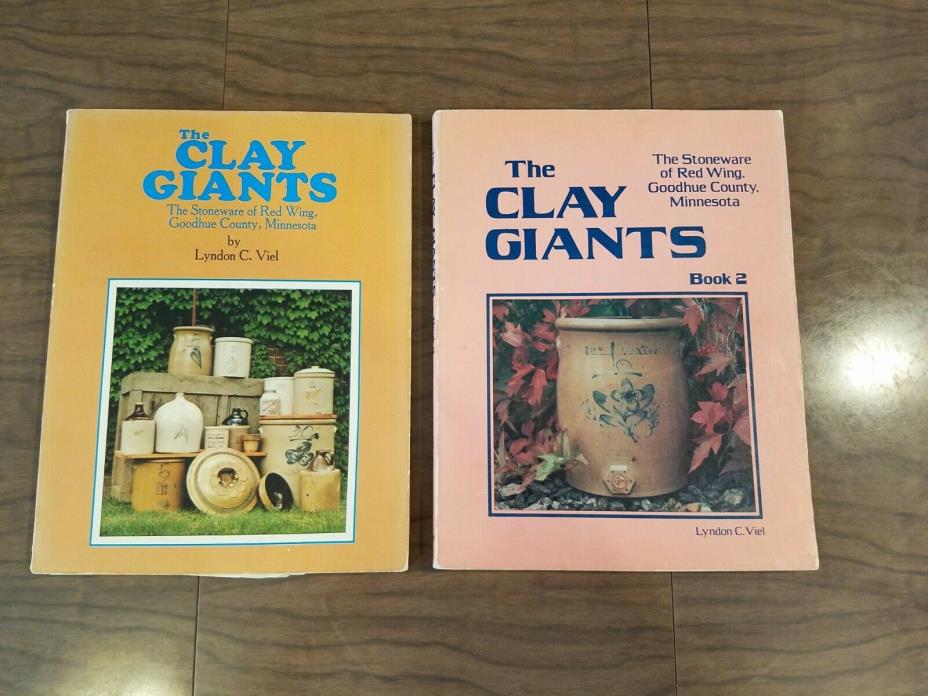 CLAY GIANTS 1 & 2 RED WING BOOKS BY LYNDON C VIEL