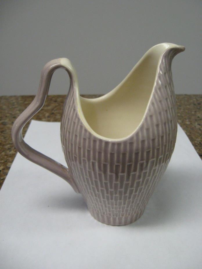 VINTAGE REDWING USA POTTERY PITCHER LAVENDER RED WING