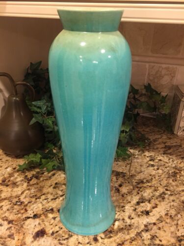 Red Wing USA #1311 Pottery Vase. Multicolored Art Deco Style.
