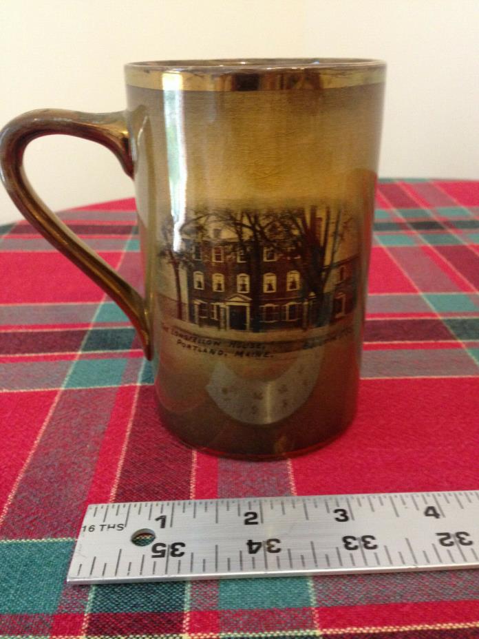 Rare Ridgway Mug Cup Tankard Longfellow House Maine