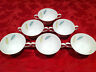 Lot of 6 Vintage Mid Century ROSENTHAL China Porcelain two-handled soup cups EUC