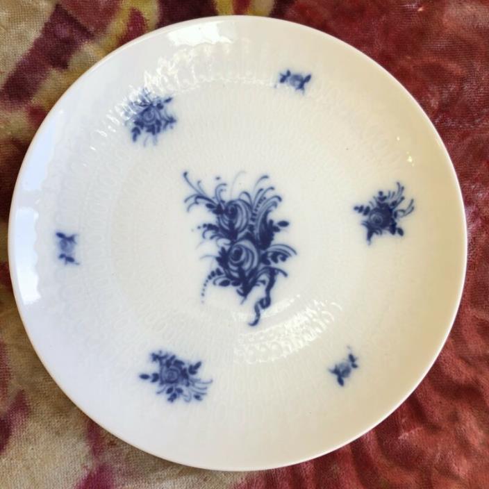 9 Vintage White Blue Floral Rosenthal Bread Plates Rhapsody Continental