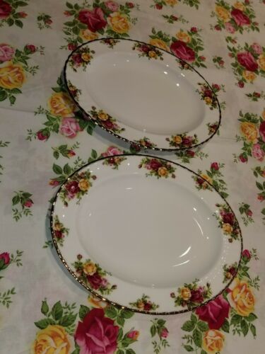 old country roses royal albert platters small 2