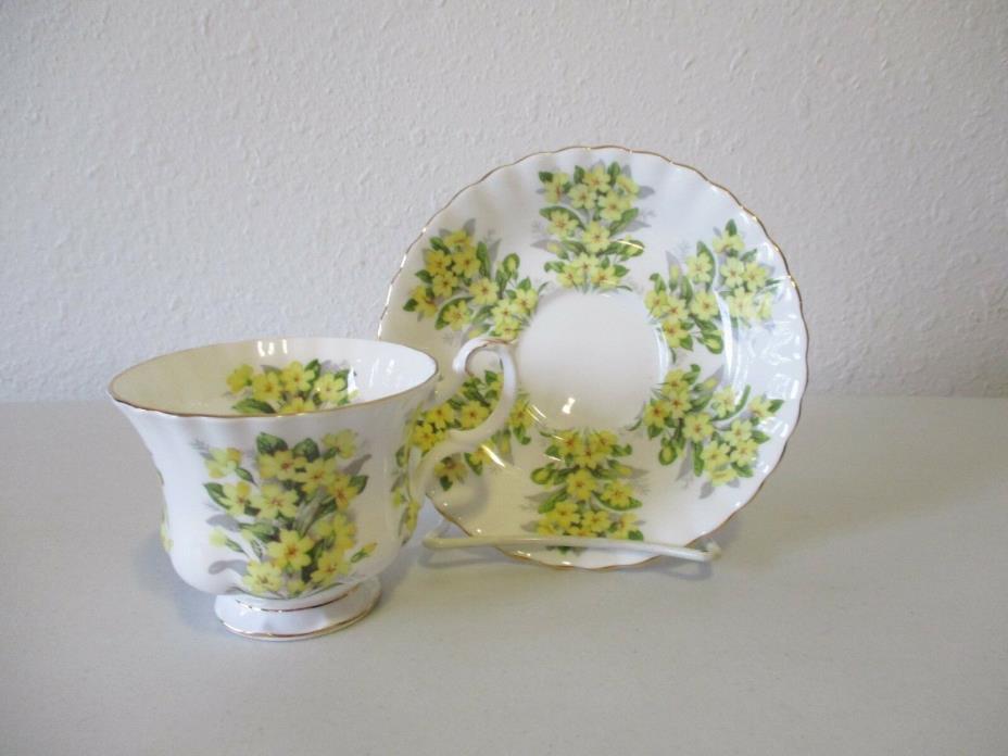 Royal Albert Springtime Series Primrose Cup & Saucer