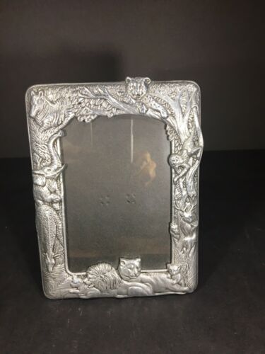 Picture Frame Silver Plated  The Zoo
