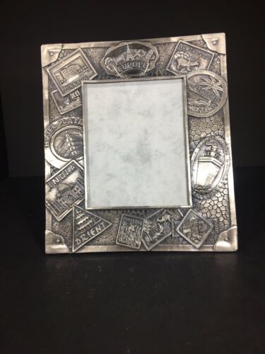 Sixtrees SIlver Plated picture frame Travelling around the world