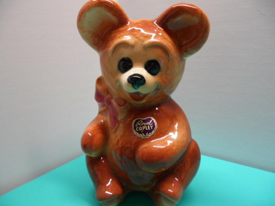 VINTAGE 1950'S ROYAL COPLEY BEAR VASE