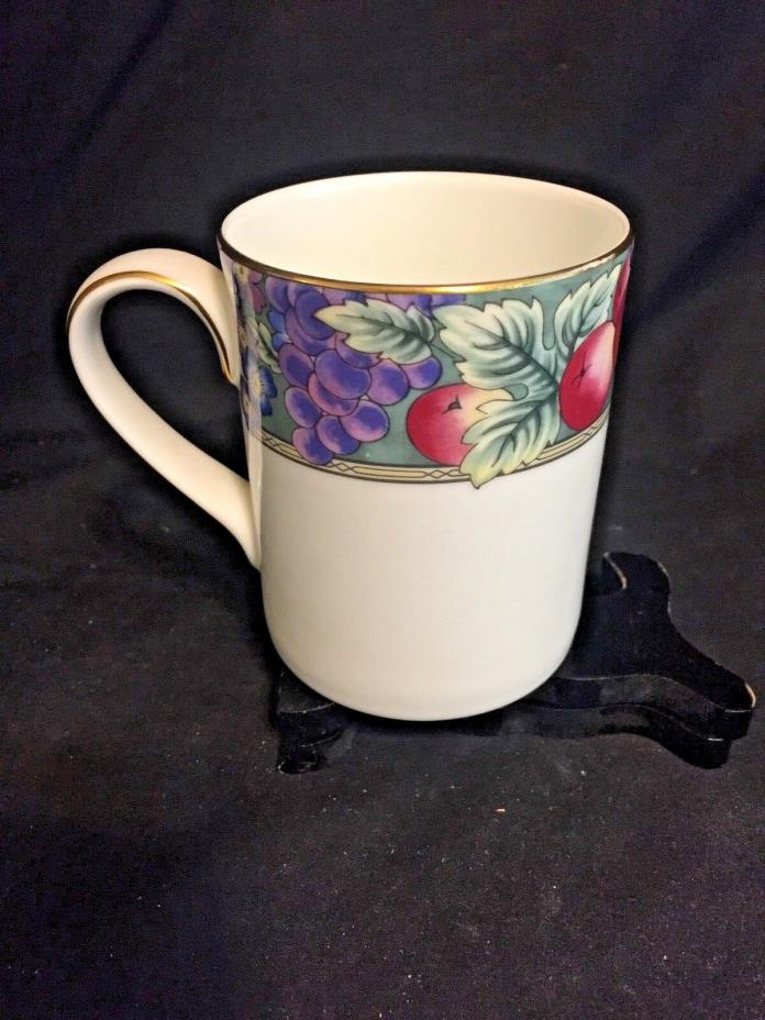 Royal Doulton Orchardl Hill Mug, Multi-Floral & Fruit. Gold Trim