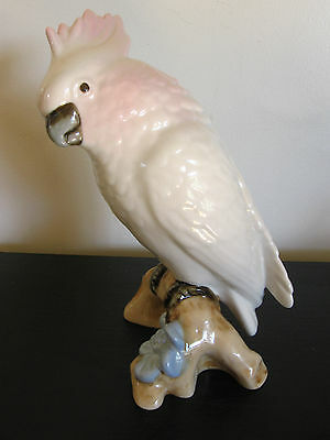 Royal Dux Cockatoo Bird Figurine