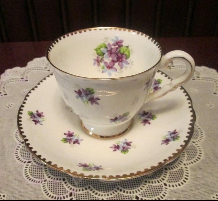 Vintage Royal Stafford Tea Cup & Saucer 