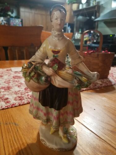 Royal Vienna Porcelain Maiden Figurine