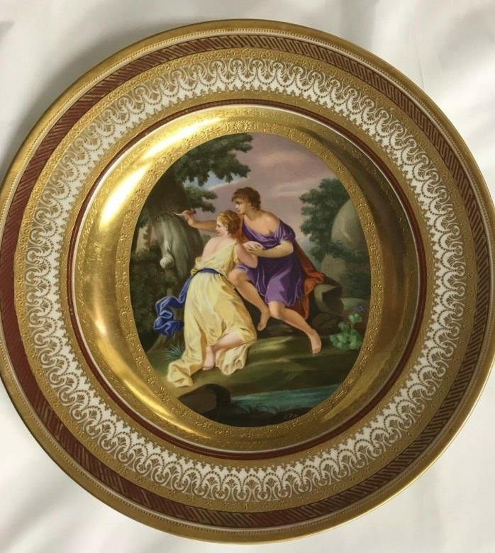 Vienna Porcelain Plate 1827