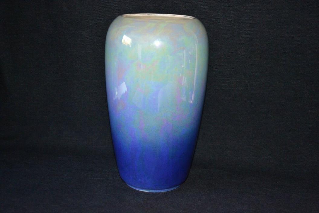 Vintage Royal Winton Grimwades Vase with Lusterware Deep and Light Blue 1930-34