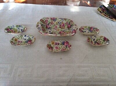 ROYAL WINTON CHINTZ  NUT BOWL AND TRINKETS SUMMERTIME