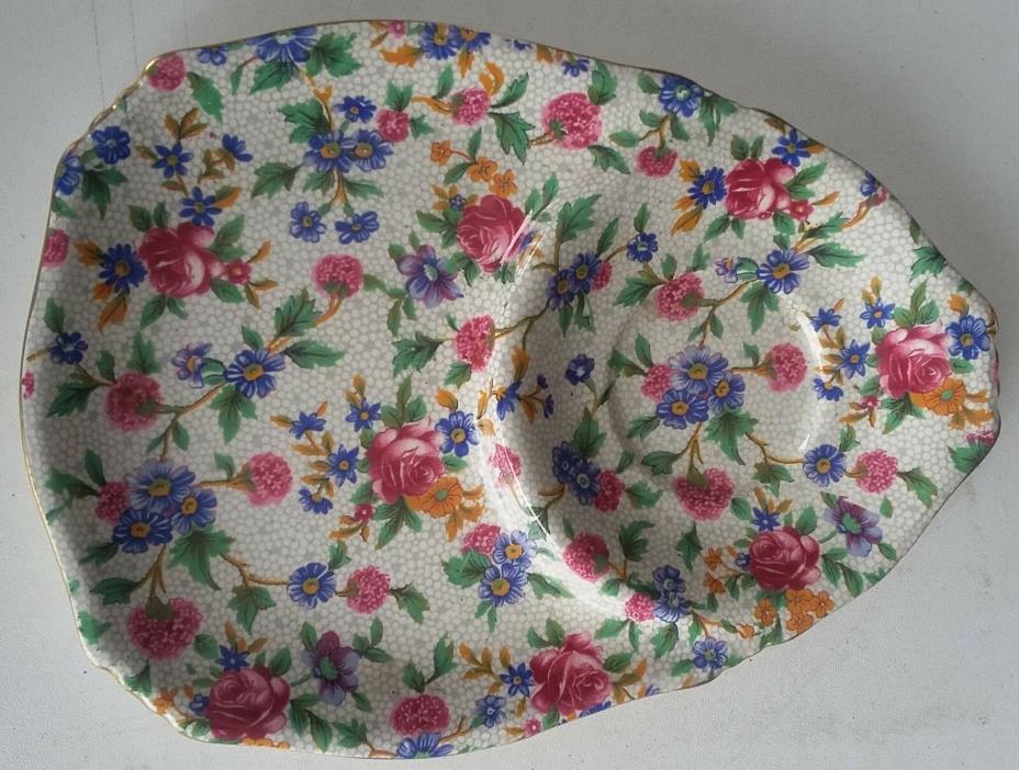 Royal Winton Grimwades Made England Old Cottage Chintz Tennis Plate 9637 NO CUP