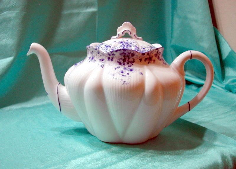 Beautiful Shelley Dainty Blue Teapot