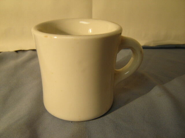 Vintage Shenango White Thick & Heavy Coffee Mug Cup