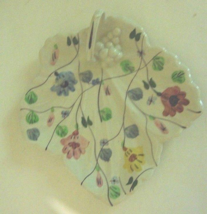 Southern Potteries Blue Ridge Leaf Serving Tray