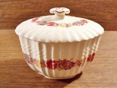 Spode ROSE BRIAR Sugar Bowl w/Lid