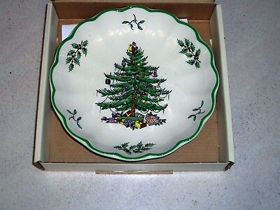 Spode Christmas Tree Fluted 6.5 inch dish - Purchased and stored NEW IN BOX