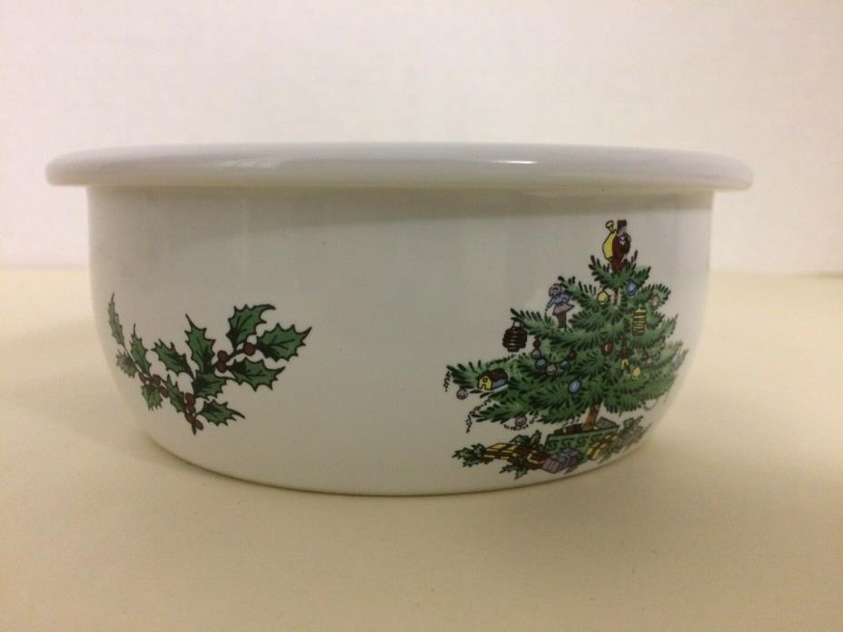 Spode Christmas Tree Refrigerator Covered Bowl Ceramic Dishwasher Microwave Safe