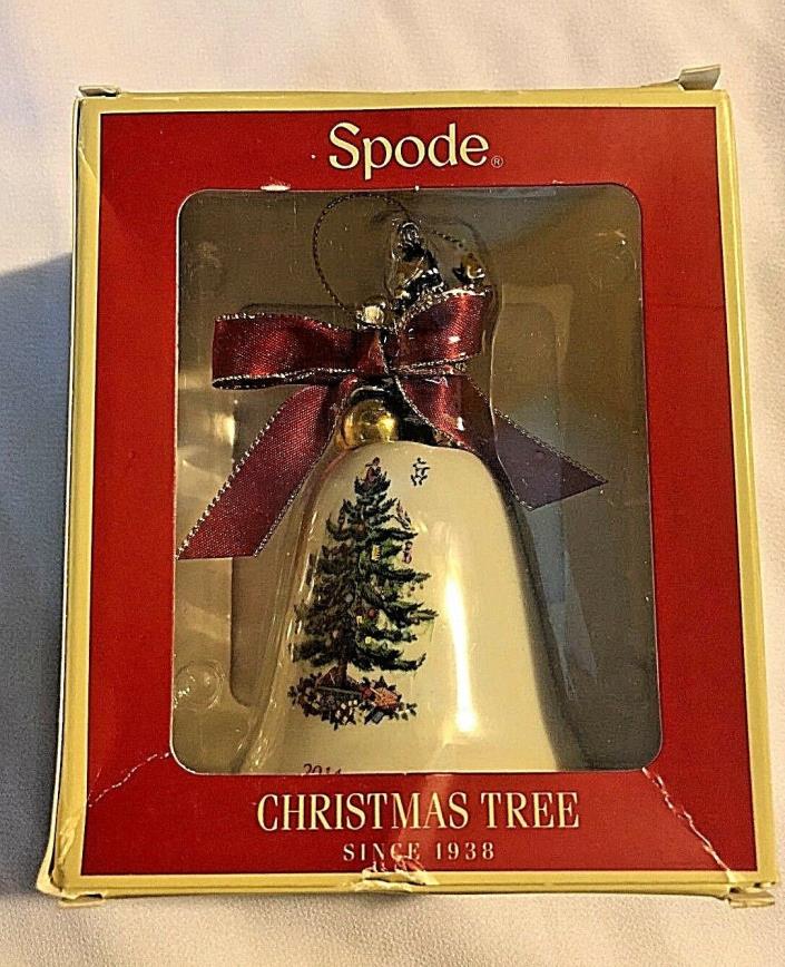 Spode World of Christmas 2014 Annual Christmas Tree Bell Ornament