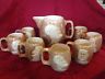 Stangl Pottery Prohibition Repeal Happy Days Are Here Again Beer Pitcher Mugs