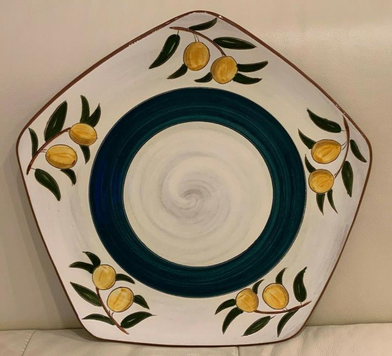Stangl Pottery Kumquat Pattern Large Hexagon Platter