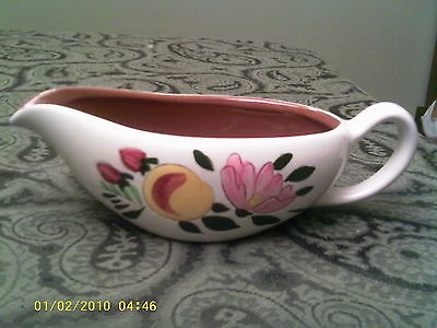 A  Stangl Fruit and Flowers Gravy Boat