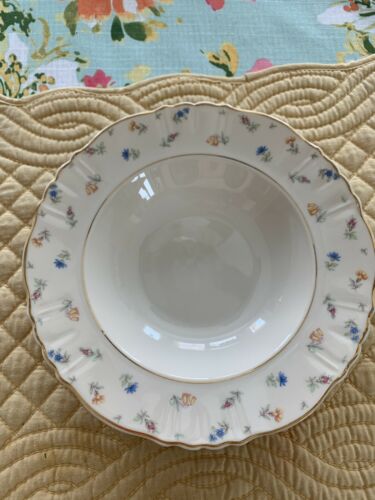 Syracuse Suzanne China Rimmed Soup Bowl Federal Shape (5 Available)