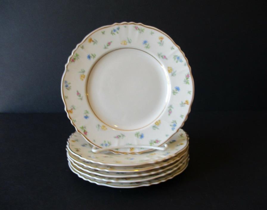 6 Syracuse Suzanne Bread & Butter Plates 6 1/2