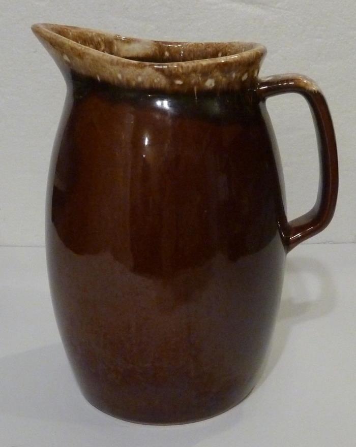Vintage Hull? Oven Proof U.S.A. Pottery Brown Drip Glaze 9