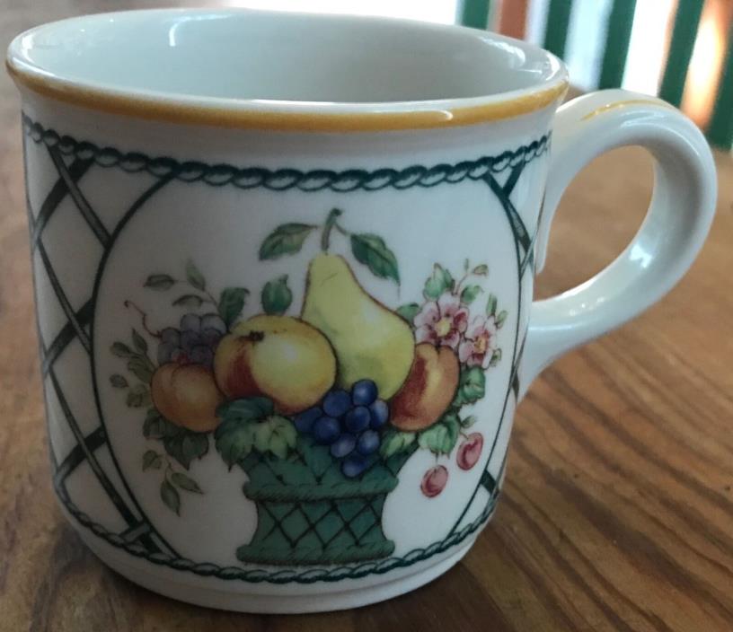 Villeroy & Boch BASKET Pattern Demitasse Espresso Cup Germany - EC!
