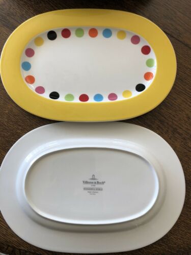 Villeroy & Boch Wonderful World Platter Serving Plate Multi-Color 13