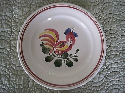Villeroy Boch Mettlach Rooster Plates Lot of 2