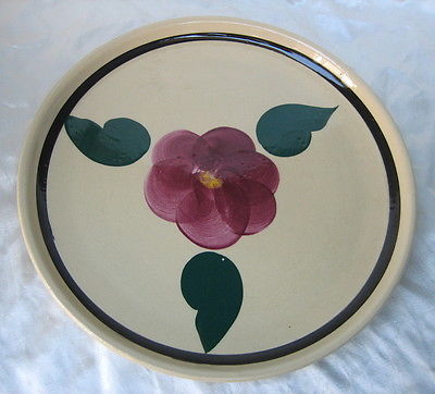 Vintage Watt Pottery Rio Rose Large 12