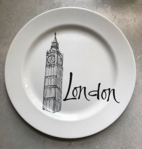 Wedgwood Grand Gourmet Bone China International Cities Plate -London