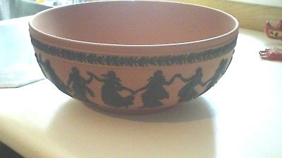 Wedgwood Jasperware Black on terra cotta 10+