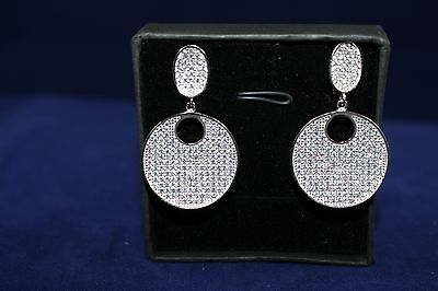 Amazing All Hand Set Sterling Silver .925 Drop Dangle Earrings - 100% Authentic