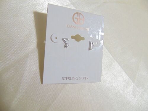 Giani Bernini Music Note Stud Earrings in Sterling Silver R511 $75