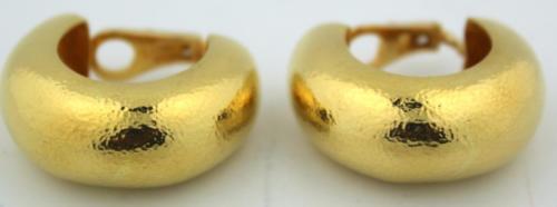 22K Yellow Gold Vintage Handmade Zolotas Greece Earrings 38.75 gr
