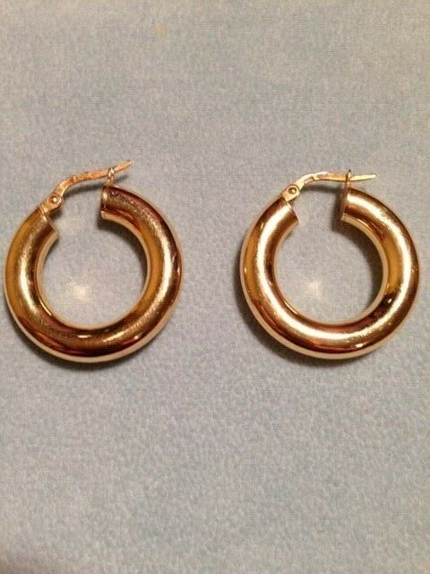 14K gold earrings