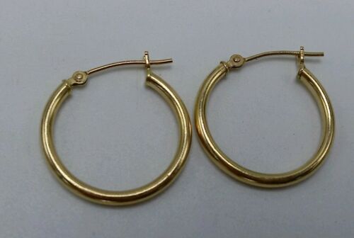 14K Solid Yellow Gold 3/4