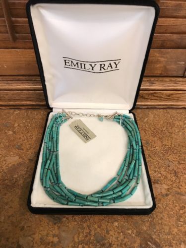 Turquoise Vintage Necklace By Emily Ray